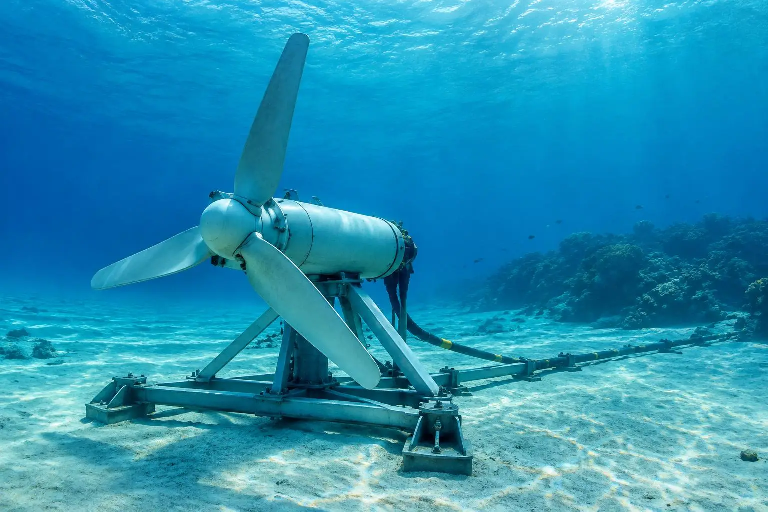Inter-island tidal-current pilot feasibility